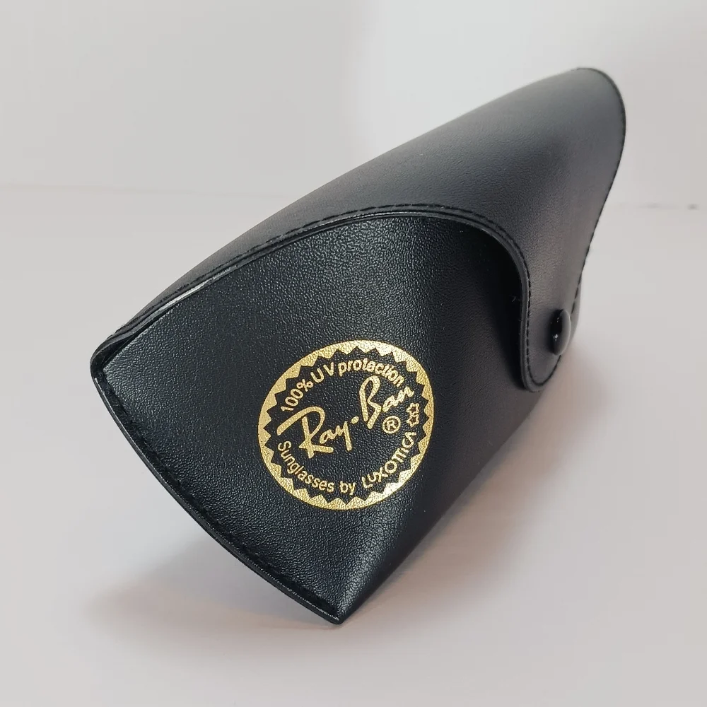 RAY-BAN Black/Brown Sunglasses Case Like New
